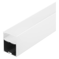 Glenos profil aluminium avec diffuseur, blanc mat, 1m