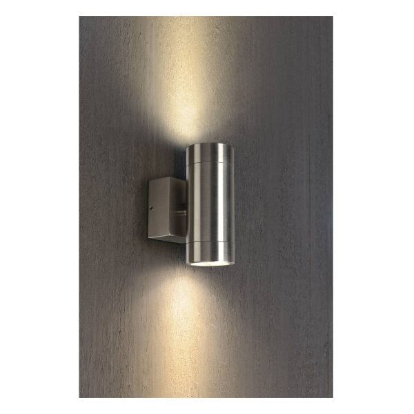 Astina led up/down. applique. inox 316. led 2x3w. 3000k. ip44