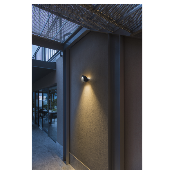 Rascali, applique extérieure, anthracite, led, 8w, 3000k, ip54