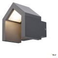 Rascali, applique extérieure, anthracite, led, 8w, 3000k, ip54