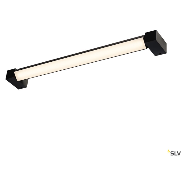 Long grill, applique et plafonnier intérieur, noir, led, 20w, 3000k