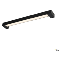 Long grill, applique et plafonnier intérieur, noir, led, 20w, 3000k