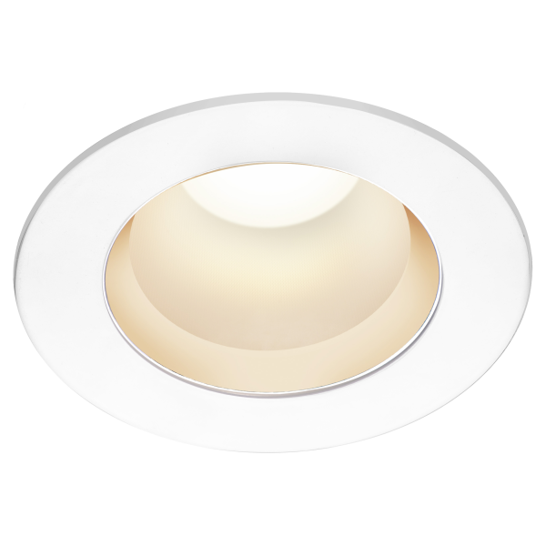 Rilo, encastré de plafond intérieur, ø11 cm, blanc/chrome, led, 6w, 3000k/4000k