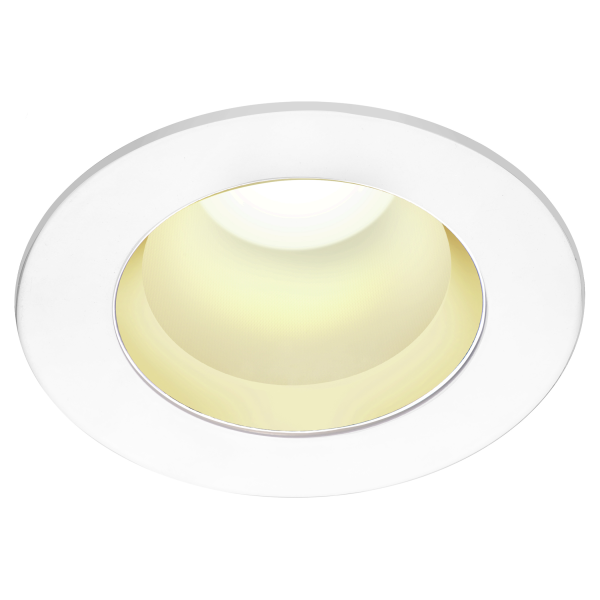 Rilo, encastré de plafond intérieur, ø11 cm, blanc/chrome, led, 6w, 3000k/4000k