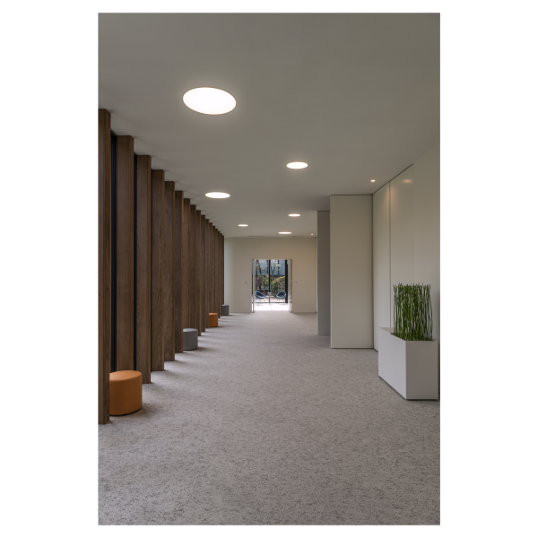 Rilo, encastré de plafond intérieur, ø11 cm, blanc/chrome, led, 6w, 3000k/4000k