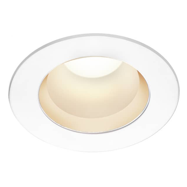 Rilo, encastré de plafond intérieur, ø11 cm, blanc/chrome, led, 6w, 3000k/4000k