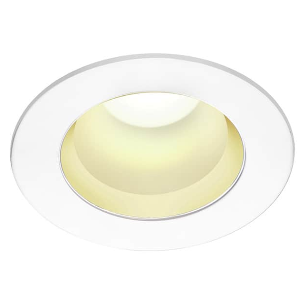 Rilo, encastré de plafond intérieur, ø11 cm, blanc/chrome, led, 6w, 3000k/4000k