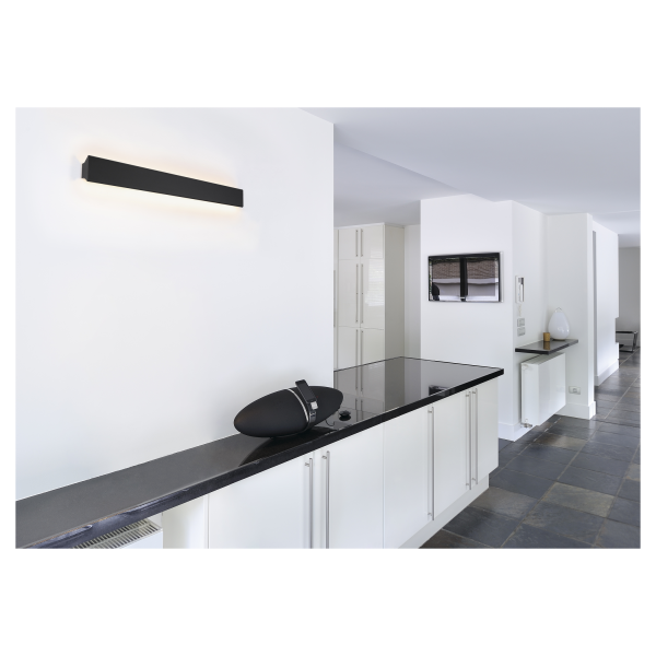 Direto 90, applique intérieure, noir, led, 20w, 2700/3000k, interrupteur cct