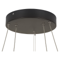 One double, suspension intérieure, up/down, noir, led, 35w, 2700/3000k, interrupteur cct, variable triac