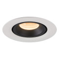 Numinos® gimble xs, encastré de plafond intérieur, 40°, blanc/noir, led, 7w, 2700k