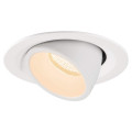 Numinos® gimble m, encastré de plafond intérieur, 40°, blanc, led, 17,5w, 2700k