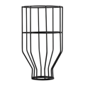 SLV by Declic FENDA, abat-jour cage, métal, Ø/H 14/24cm, noir