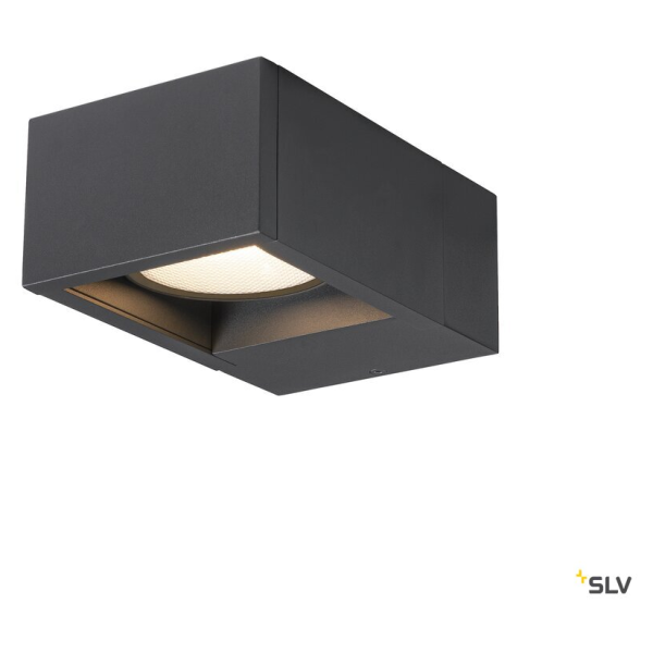 Eskina frame, applique extérieure, simple, anthracite, led, 15w, 3000/4000k, interrupteur cct, ip65