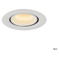 Numinos® gimble xs, encastré de plafond intérieur, 40°, blanc, led, 7w, 3000k