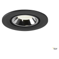 Numinos® gimble s, encastré de plafond intérieur, 40°, noir/chrome, led, 8,6w, 4000k