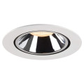 Numinos® gimble xl, encastré de plafond intérieur, 20°, blanc/chrome, led, 37,4w, 2700k