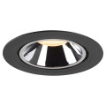 Numinos® gimble xl, encastré de plafond intérieur, 20°, noir/chrome, led, 37,4w, 3000k