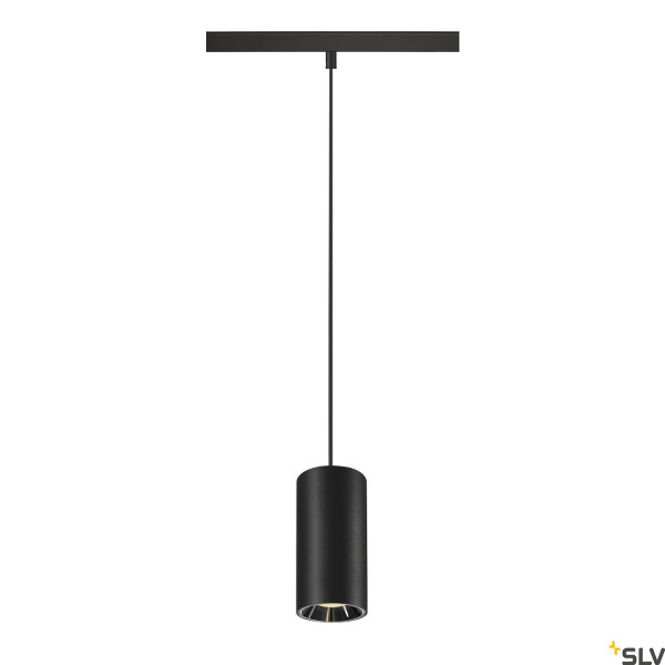 Numinos® s 48v track dali suspension noir/chromé 16w 1050 lm 3000k irc90 20°