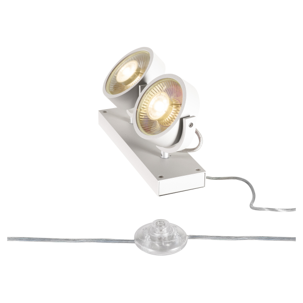 Kalu qpar111 2 lampe à poser, blanc, max 75w