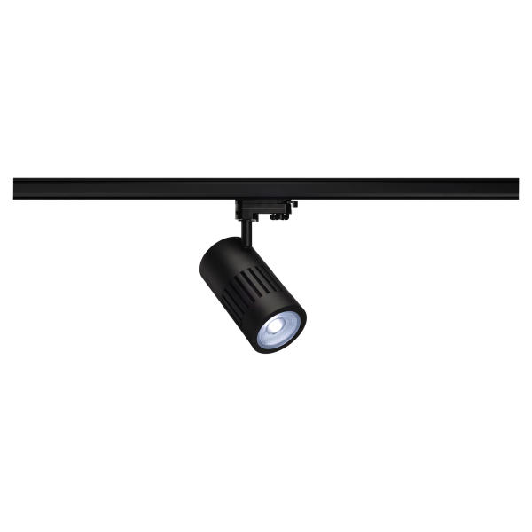 Structec, spot pour rail 3 allumages, intérieur, 36°, noir, led, 28w, 4000k