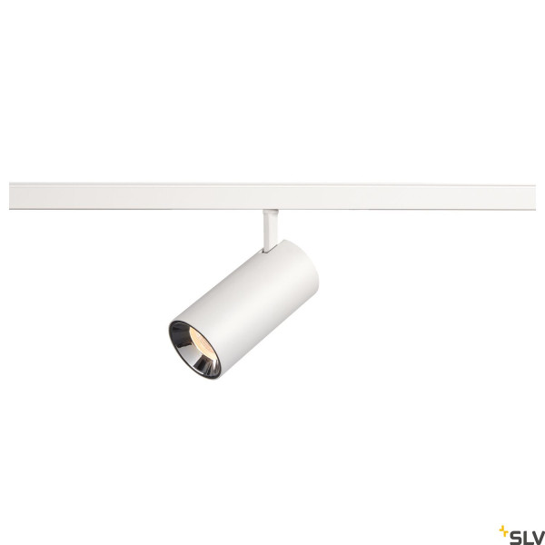 Numinos® s 48v track dali, spot, blanc/chromé, 16 w, 960 lm, 2700 k, irc90, 20°