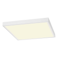 Panled encastré, carré 59,5 cm, blanc mat, 35w, led 4000k