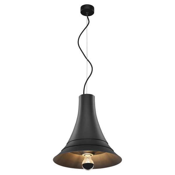 Bato 35, suspension intérieure, noir, e27, 60w max