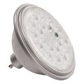 SLV by Declic VALETO LED QPAR111, GU10, 25°, gris argent, 830lm, 2700K-6500K Dim to Warm