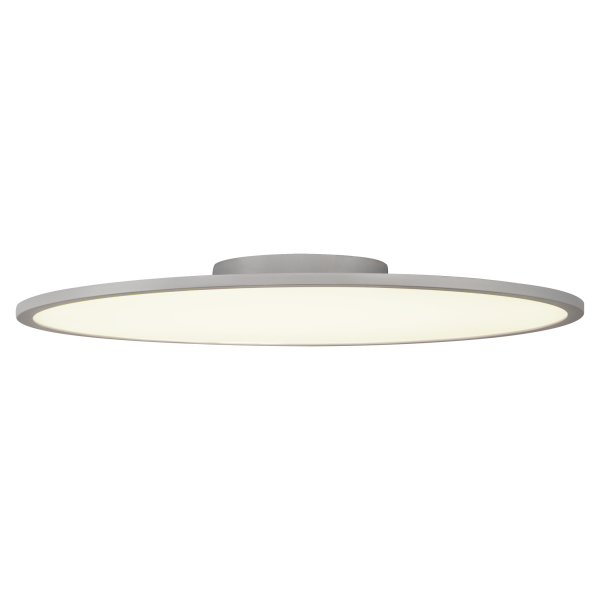 Panel 60, plafonnier intérieur, rond, gris argent, led, 42w, 4000k, variable triac