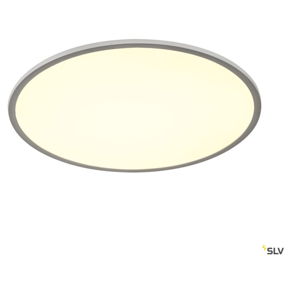 Panel 60, plafonnier intérieur, rond, gris argent, led, 42w, 4000k, variable triac