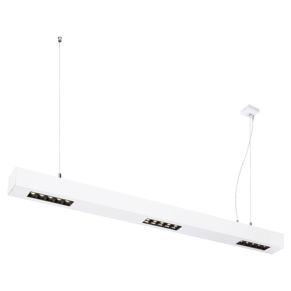 Q-line®, suspension intérieure, 1m, blanc, led, 45w, 4000k, variable triac