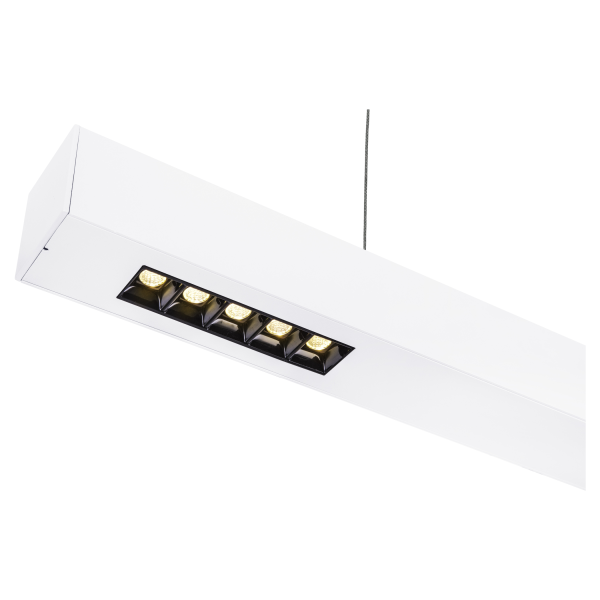 Q-line®, suspension intérieure, 1m, blanc, led, 45w, 4000k, variable triac