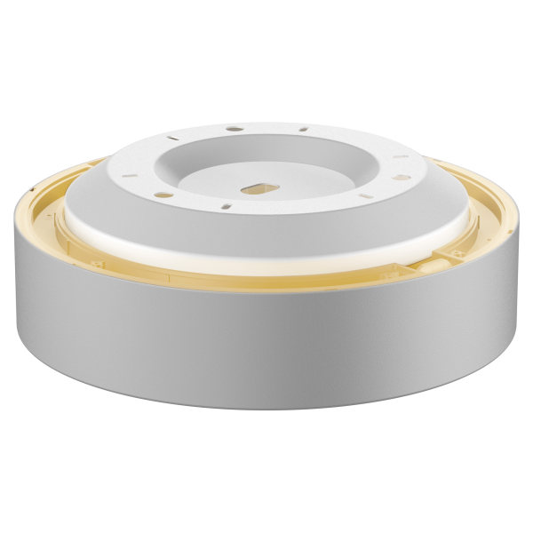 Medo 30 corona, applique et plafonnier intérieur, rond, gris argent, led, 15w, 3000k/4000k, variable triac