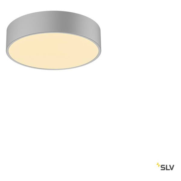 Medo 30 corona, applique et plafonnier intérieur, rond, gris argent, led, 15w, 3000k/4000k, variable triac