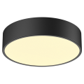 Medo 30 corona, applique et plafonnier intérieur, rond, noir, led, 15w, 3000k/4000k, variable dali