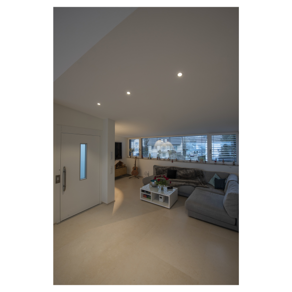 Senser 24, encastré de plafond intérieur, rond, blanc mat, led, 13w, 3000k