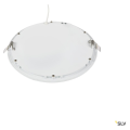 Senser 24, encastré de plafond intérieur, rond, blanc mat, led, 13w, 3000k