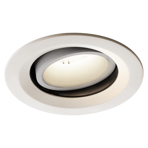 Numinos, encastré de plafond intérieur, 55°, blanc, led, 4000k, orientable