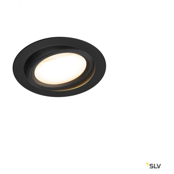 Oculus, encastré de plafond intérieur, noir, led, 10,5w, 2000-3000k, dim to warm