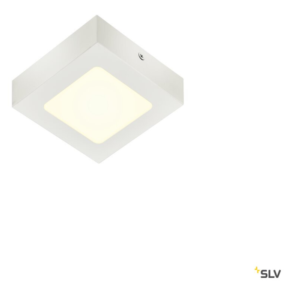 Senser 12, applique et plafonnier intérieur, carré, blanc, led, 8,2w, 4000k