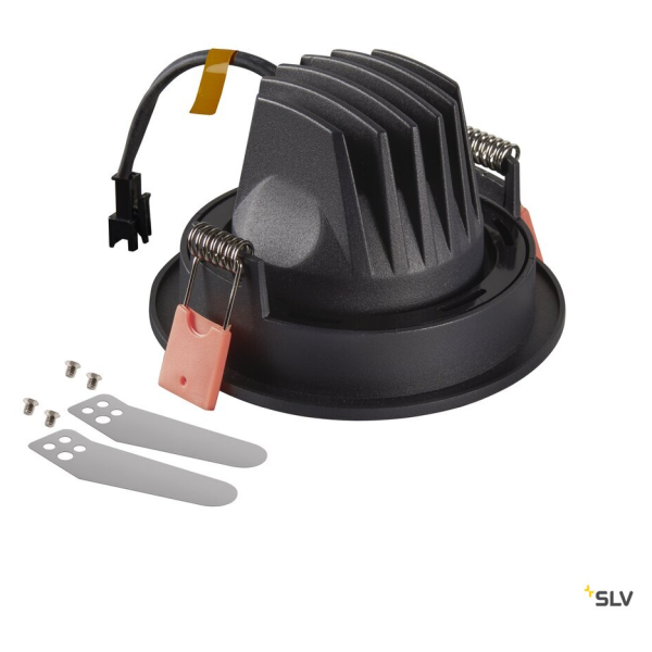 Numinos® move s, encastré de plafond intérieur, orientable, 40°, noir, led, 8,6w, 3000k