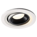 Numinos® move s, encastré de plafond intérieur, orientable, 20°, blanc/noir, led, 8,6w, 4000k