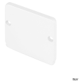 SLV by Declic GLENOS Embouts pour profil industriel plat, blanc, 2 pièces
