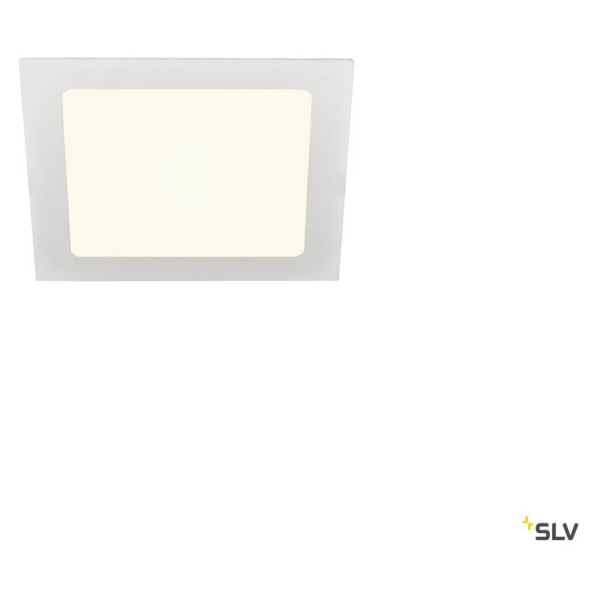 Senser 18, encastré de plafond intérieur, carré, blanc, led, 4000k