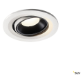 Numinos® move s, encastré de plafond intérieur, orientable, 55°, blanc/noir, led, 8,6w, 4000k