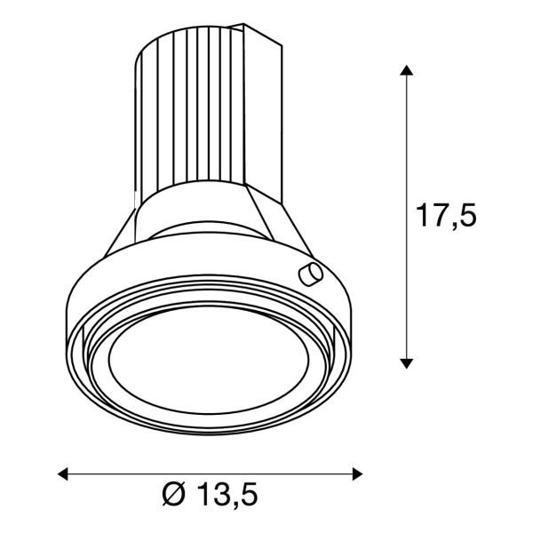 AIXLIGHT PRO, MODULE LED DISC, BLANC MAT, ANGLE 50°