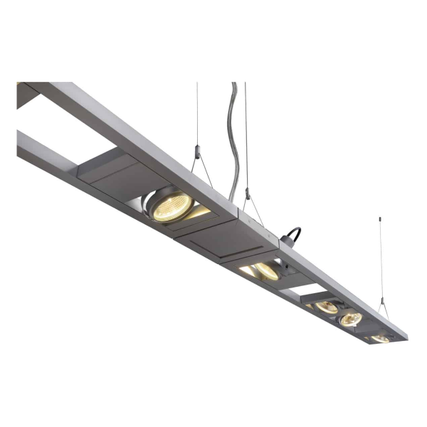 AIXLIGHT PENDANT SYSTEME, MODULE 70W HQI, GRIS ARGENT