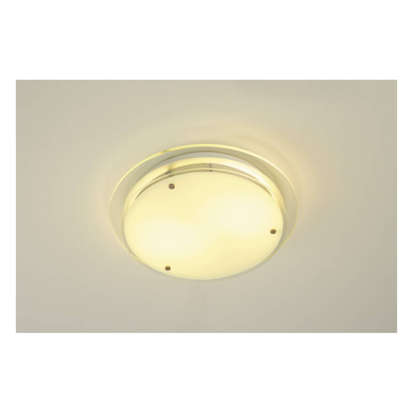 GLASSA ROND E27, APPLIQUE/PLAFONNIER, 2xE27, 60W MAX.