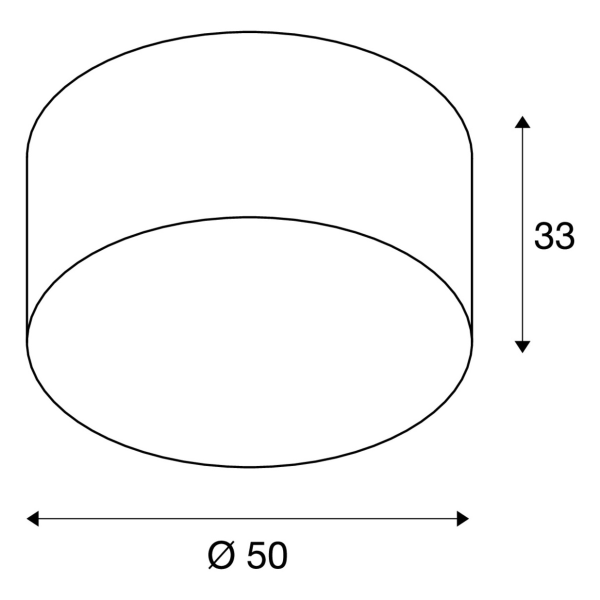 SOPRANA, PLAFONNIER, CL-1, DIFFUSEUR ROND, TISSU BLANC, 3XE27