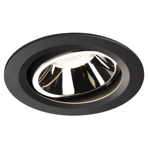 Numinos, encastré de plafond intérieur, 20°, noir/chrome, led, 4000k, orientable